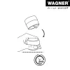 Wagner EH 5225 15522511 deurstopper, kunststof