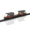 Märklin 46850 H0 SBB Sputnik schuifwandwagenset, 2 wagens