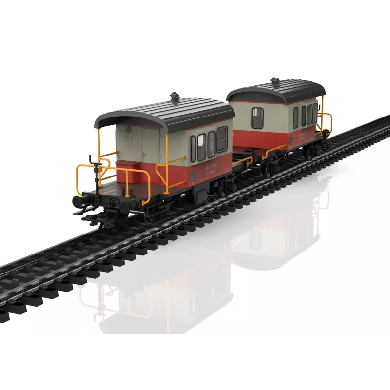 Märklin 46850 H0 SBB Sputnik schuifwandwagenset, 2 wagens
