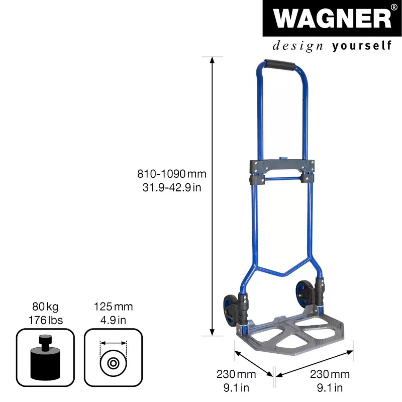 Wagner design yourself MM 4123 steekwagen tot 80 kg (20412301)