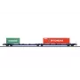 Märklin 47474 Sdggmrss dubbele-taschenwagen H0 schaal 1:87 kobaltblauw 393 mm