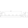 SIEMENS 5ST36760 pen-verzamelrail 10mm² 1P+N 12 modules, 6 AFDD + 6 componenten