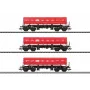 Märklin 48458 H0 3-delige zijkipperwagenset Fas van DB Schenker Rail Polska S.A.