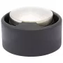 Wagner design yourself EH 5171 deurstopper, zinkdrukgietsel met rubberbuffer, Ø 5 cm, matnikkel/zwart 15517111
