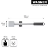 Wagner design yourself MM 4121 Meubelverplaatser, zilver, 38 cm (20412101)