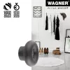Wagner Design Yourself DOT kapstokhaak GH 0202, 1 haak, zwart 17020221