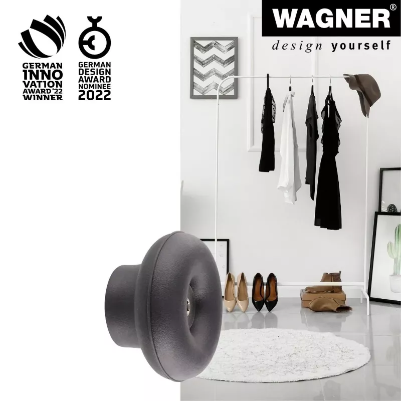 Wagner Design Yourself DOT kapstokhaak GH 0202, 1 haak, zwart 17020221