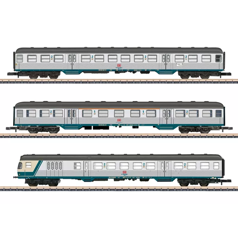 Märklin 087183 Z schaal wagenset Karlsruher Kopf DB A