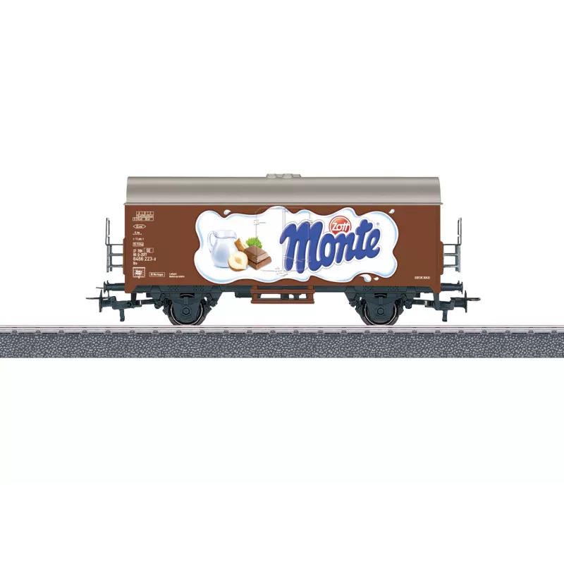 Märklin 44252 H0 Gms 30 gesloten goederenwagen, tijdperk III, DB, bruin
