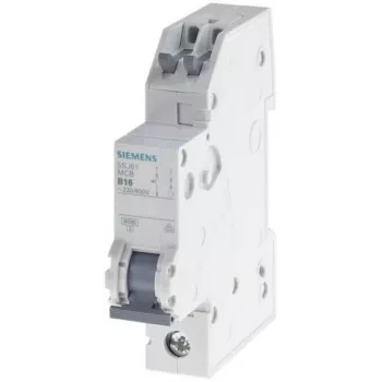 Siemens 5SJ61106KS installatieautomaat 1-polig B 10 A 6 kA 230/400 V AC steekklem