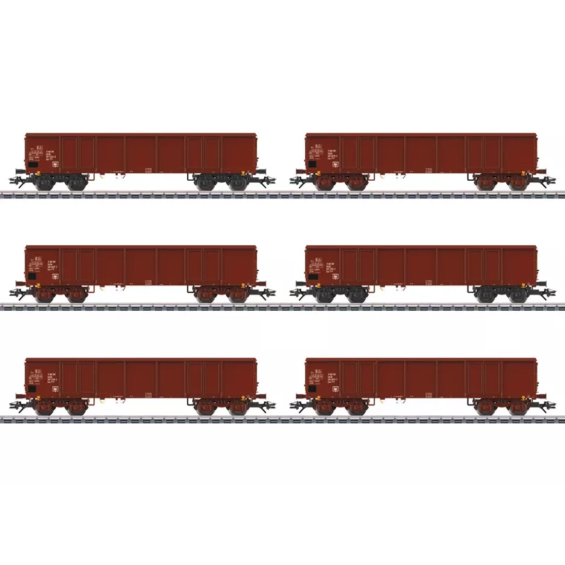 Märklin 046919 H0 AC gesloten goederenwagen Gms 30 Deutsche Bundesbahn tijdperk III