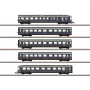 Märklin 087615 Z wagenset Blauer Enzian DB, MHI (3-delige set personenrijtuigen)