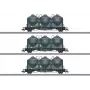 Märklin 48264 H0 3-delige set stofgoed-silowagens Kds 67 van de DB