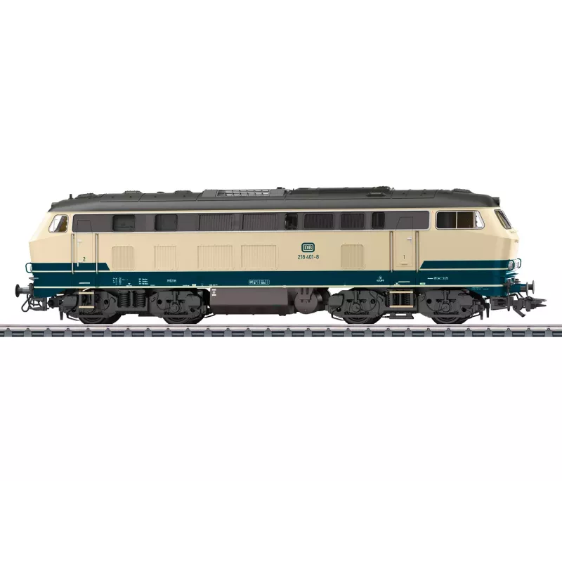 Märklin 39215 H0 diesellocomotief serie 218 DB oceaanblauw mfx+ sound & LED