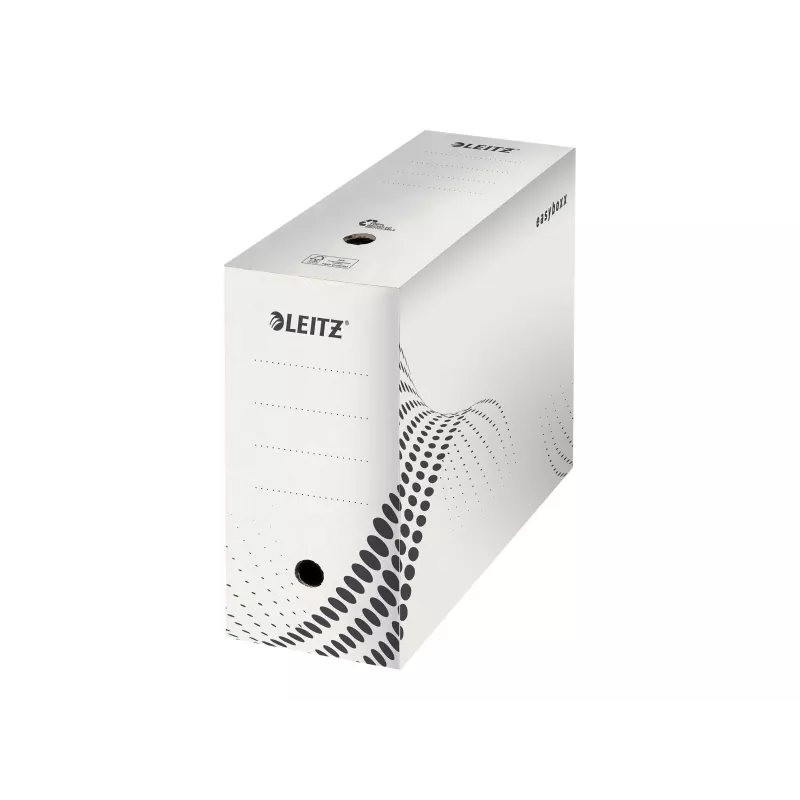 LEITZ easyboxx archiefbox wit 150 mm binnenbreedte, 25-pack, recycling golfkarton