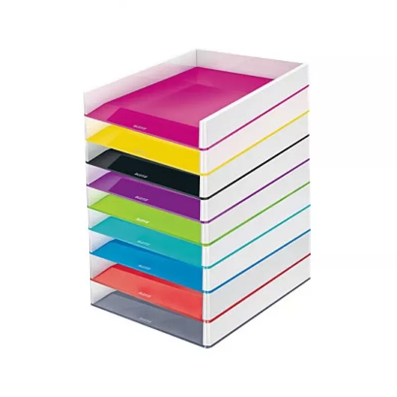 LEITZ WOW Duo Colour briefbak A4 ijsblauw/wit 5361-10-51
