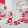 LEITZ WOW documentenmap met elastiek A4, PP-gelamineerd karton, rood, hoekelastiek, 3 binnenflappen, capaciteit 150 vel 3982-00-26