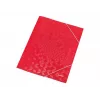 LEITZ WOW documentenmap met elastiek A4, PP-gelamineerd karton, rood, hoekelastiek, 3 binnenflappen, capaciteit 150 vel 3982-00-26