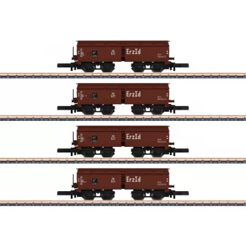 Märklin 082710 Z spoor zelflossende wagen-set Deutsche Bundesbahn tijdperk IV