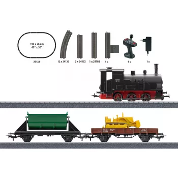 Märklin 29133 H0 goederentrein-starterset met batterijvoeding en infraroodafstandsbediening