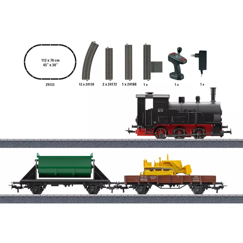 Märklin 29133 goederentrein-startset schaal HO met batterijbedrijf en infraroodafstandsbediening