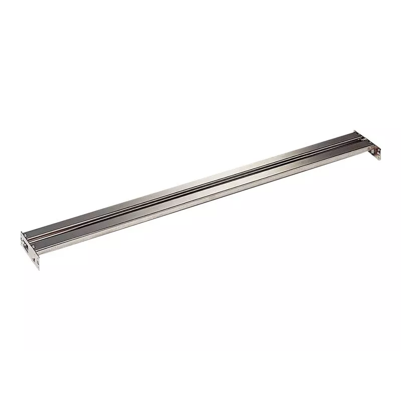 LEITZ ophangrail, vernikkeld metaal, 1000 mm, roestbeschermd, glad oppervlak, 10 stuks (2010-00-00)