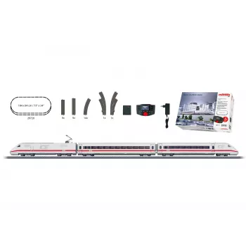 Märklin 29792 ICE 2 digitale startset H0 AC met Mobile Station 2, 5-delige trein, C-rail ovaal, tijdperk VI