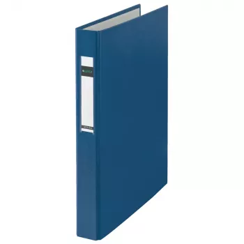 LEITZ standaard ringband A4 overformaat blauw 4 D-ring 25 mm rug 41 mm 4212-00-35
