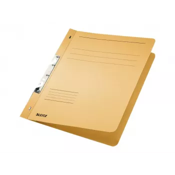 LEITZ archiefhechter met sleufmechaniek, DIN A4, manila karton, chamois, 250 g/m², 170 vel capaciteit, 80 mm mechaniek, 50-pack (3746-00-11)