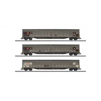 Märklin 48067 H0 3-delige schuifwandwagen-set DB AG