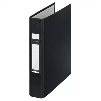 LEITZ Standaard ringband A5, 2 D-ring, zwart, 37 mm rug 4213-00-95