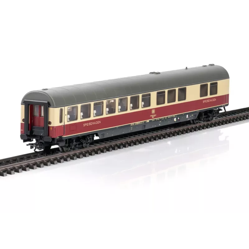 Märklin 43872 H0 TEE Rheingold restauratierijtuig WRümh 132, DB tijdperk IV, blauw/creme