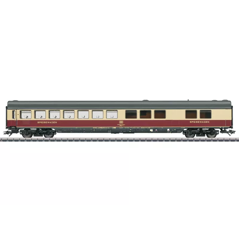 Märklin 43872 H0 TEE Rheingold restauratierijtuig WRümh 132, DB tijdperk IV, blauw/creme