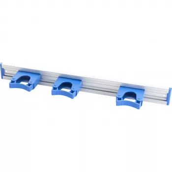 Haug Bürsten bezemhouder blauw zilver (8699_2)