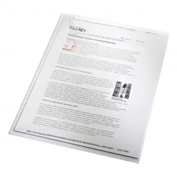 Leitz A4 documenthoezen, 0,13 mm PP, groen, 100-pack 40000055