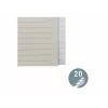 LEITZ papierregister blanco 20 registertabbladen A4 wit met universele perforatie 12203085