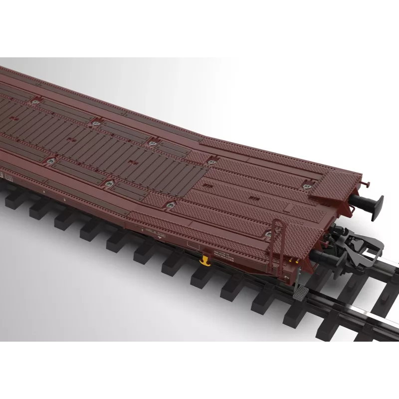 Märklin 47430 H0 platte wagens paar Laads 800B van Transwaggon GmbH
