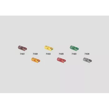 Märklin 71423 verbindingsbussen groen, set van 10 voor modelspoorbanen