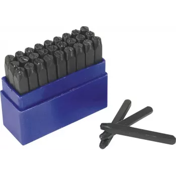 Brüder Mannesmann 27-delige letterslagstempelset 6 mm (244-6)