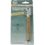 Brüder Mannesmann glassnijder 60010 met wolfraamcarbide wiel en houten handgreep