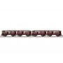 Märklin 086234 Z Autotransportwagen-set Laae 540 van de DB