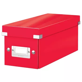 Leitz Click & Store WOW CD/DVD-opbergbox 160 discs rood karton (60410026)