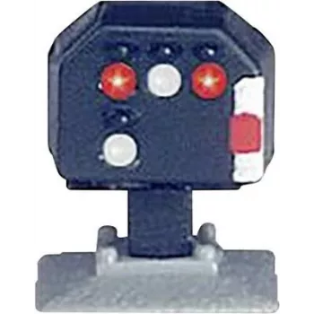 Märklin Z spoor lichtbloksein, lage uitvoering, LED, grijs/zwart, 15+ 89394