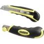 Brüder Mannesmann universeel cuttermes met softgrip, automatische mesverstelling, 18 mm afbreekmes, 60100