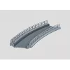 Märklin 074613 gebogen rampelement voor brugpijler, HO schaal, grijs