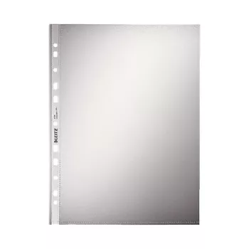 LEITZ 47960000 A4 perforatiehoes, polypropyleen 0,07 mm, transparant, 100-pack