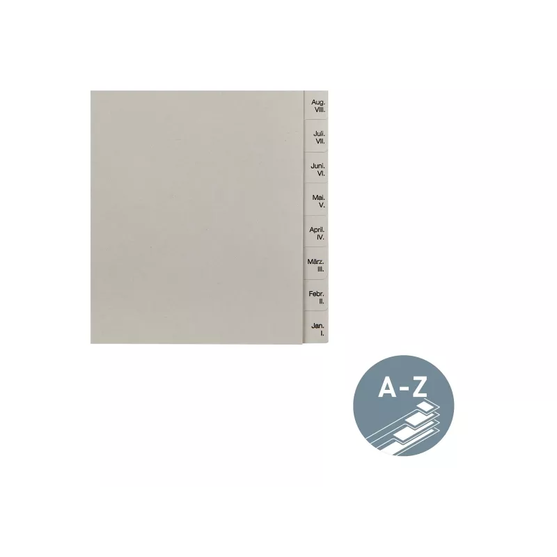 LEITZ papieren register december-januari A4 13-tab kartonregister 12303085