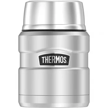 THERMOS SK Food Jar isolatiecontainer voor levensmiddelen zwart/zilver 470 ml 4001233047