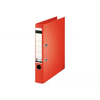 LEITZ 180° hefboomsordner A4 50 mm lichtrood karton 1008-00-20