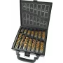 Brüder Mannesmann M54399 HSS spiraalborenset 99-delig TiN-gecoat cilindrische schacht
